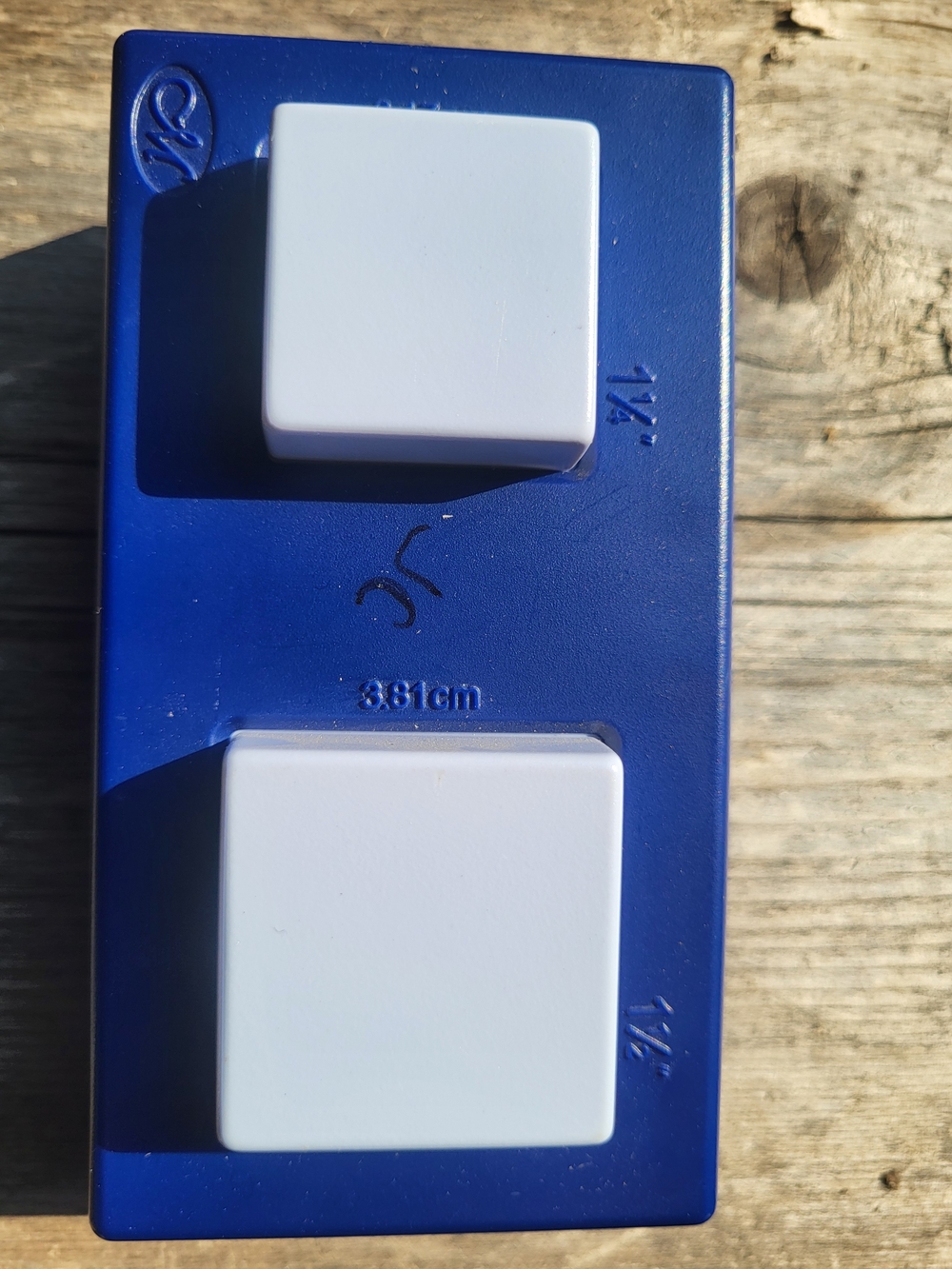 Double Square Paper Punch 1 1/4 and 1 1/2